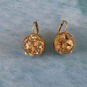 Swarovski Gold earrings